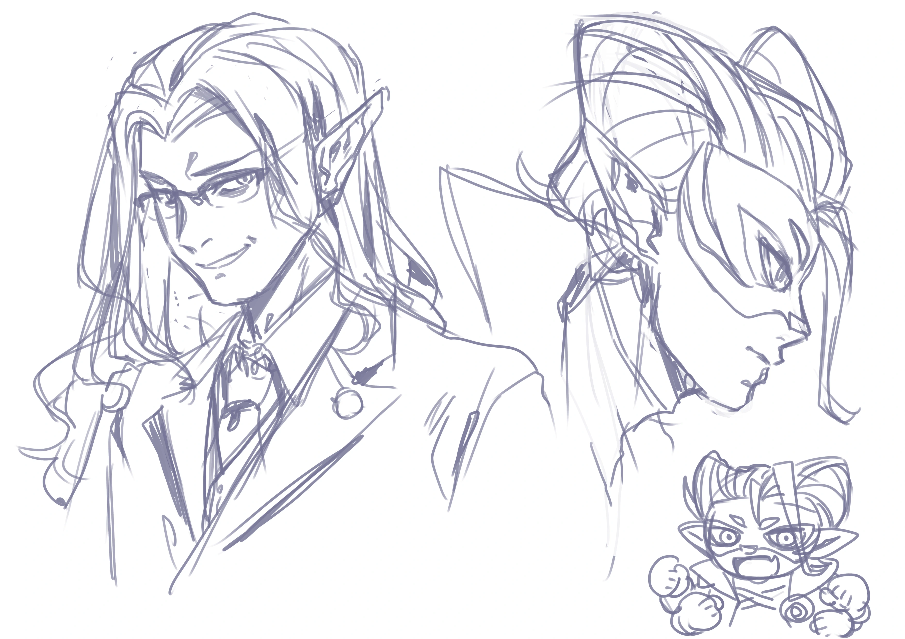 Sketches of Wampus by patrol_toroid/hisayoshi.